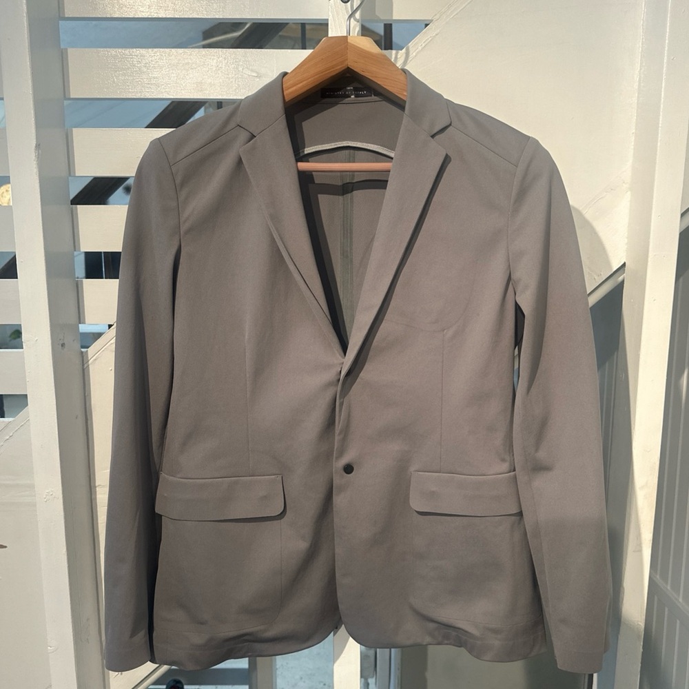 Ministry of Supply Aviator Jacket Medium Gray.